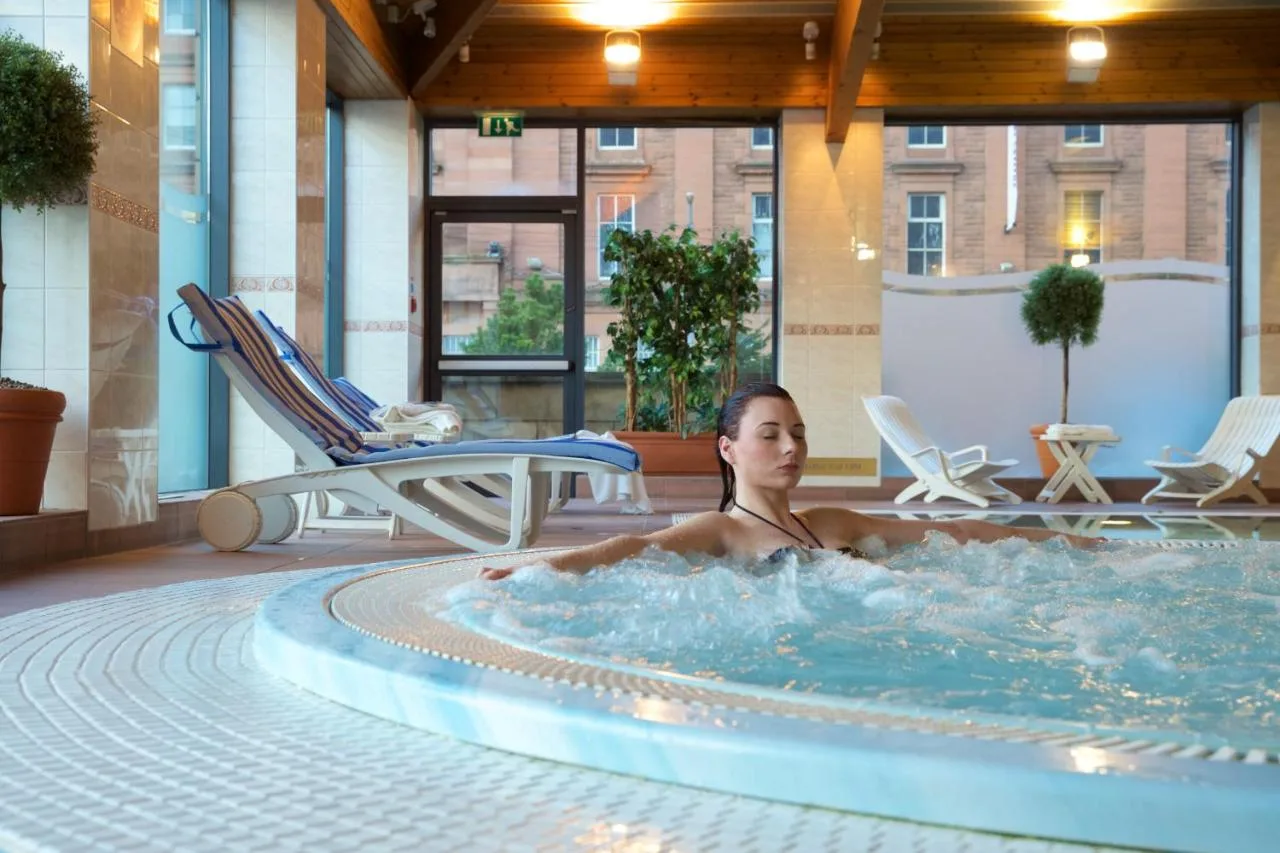 Indoor pool and spa