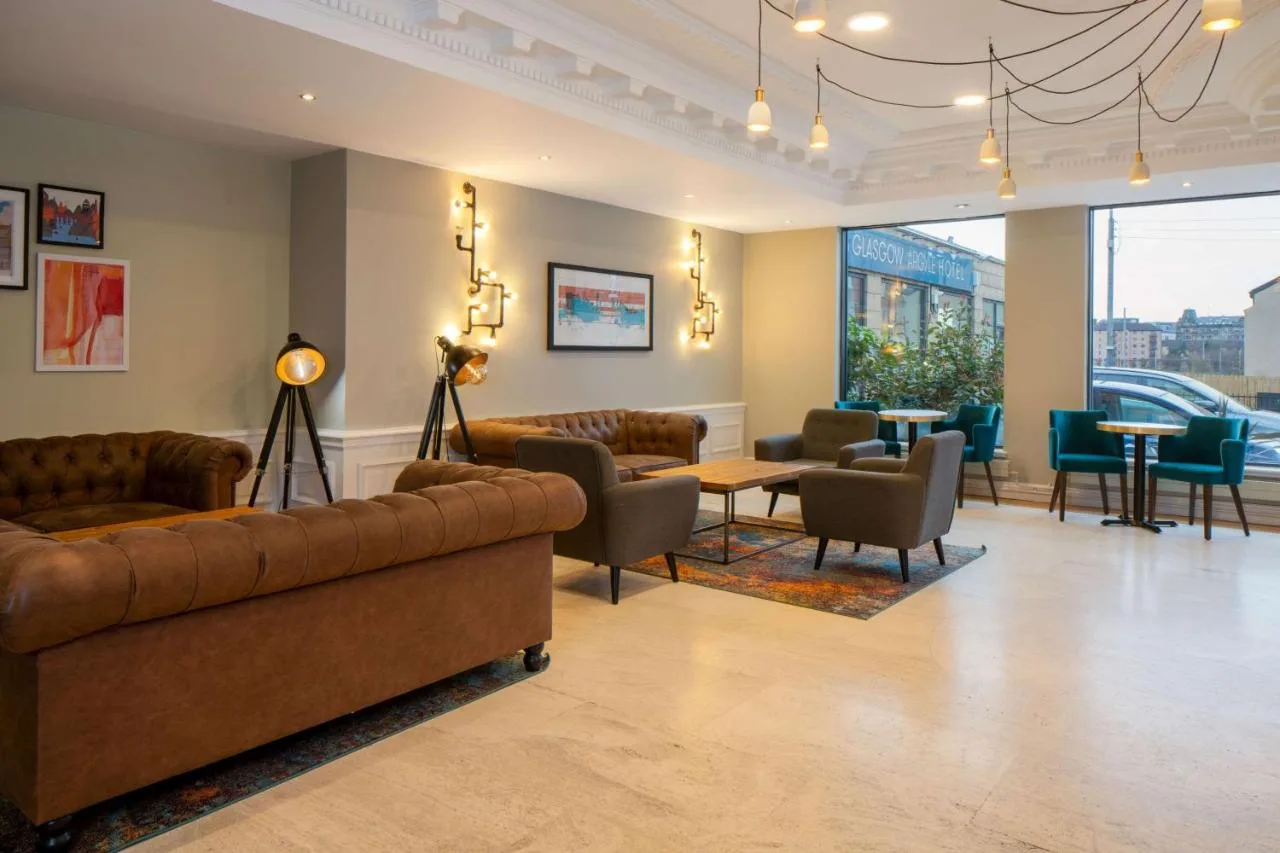 Lounge with sofas